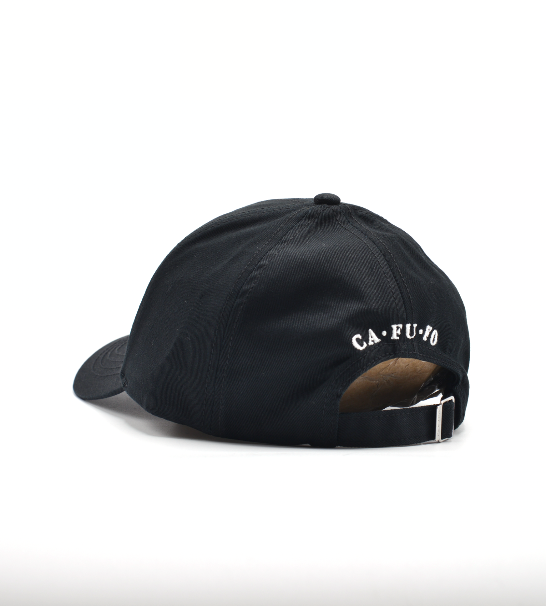 Cap with embroidered Cafufo logo "Black and white"