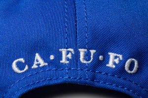 Cap with embroidered Cafufo logo "Blue and white"