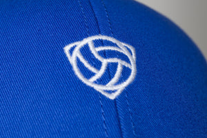 Cap with embroidered Cafufo logo "Blue and white"