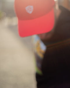 Cap with embroidered Cafufo logo "Red and white"