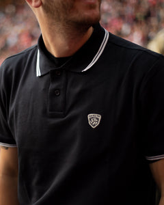 Short sleeve Polo "CAFUFO" black