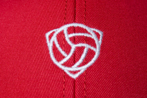 Cap with embroidered Cafufo logo "Red and white"