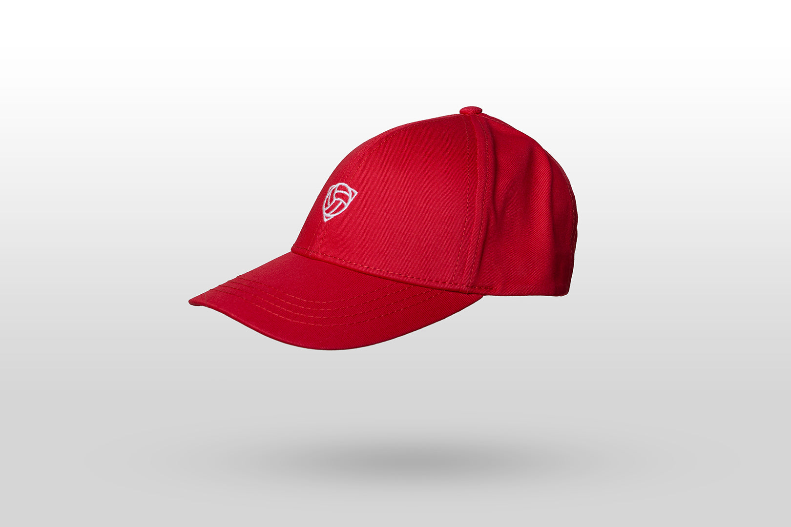 Cap with embroidered Cafufo logo "Red and white"