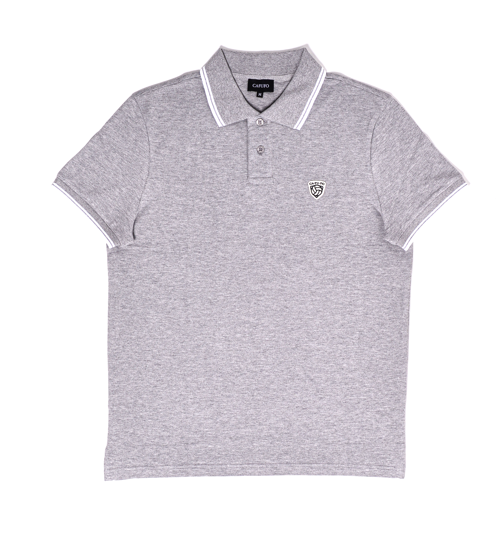 Short sleeve Polo "CAFUFO" light grey