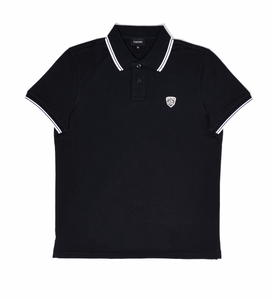 Short sleeve Polo "CAFUFO" black