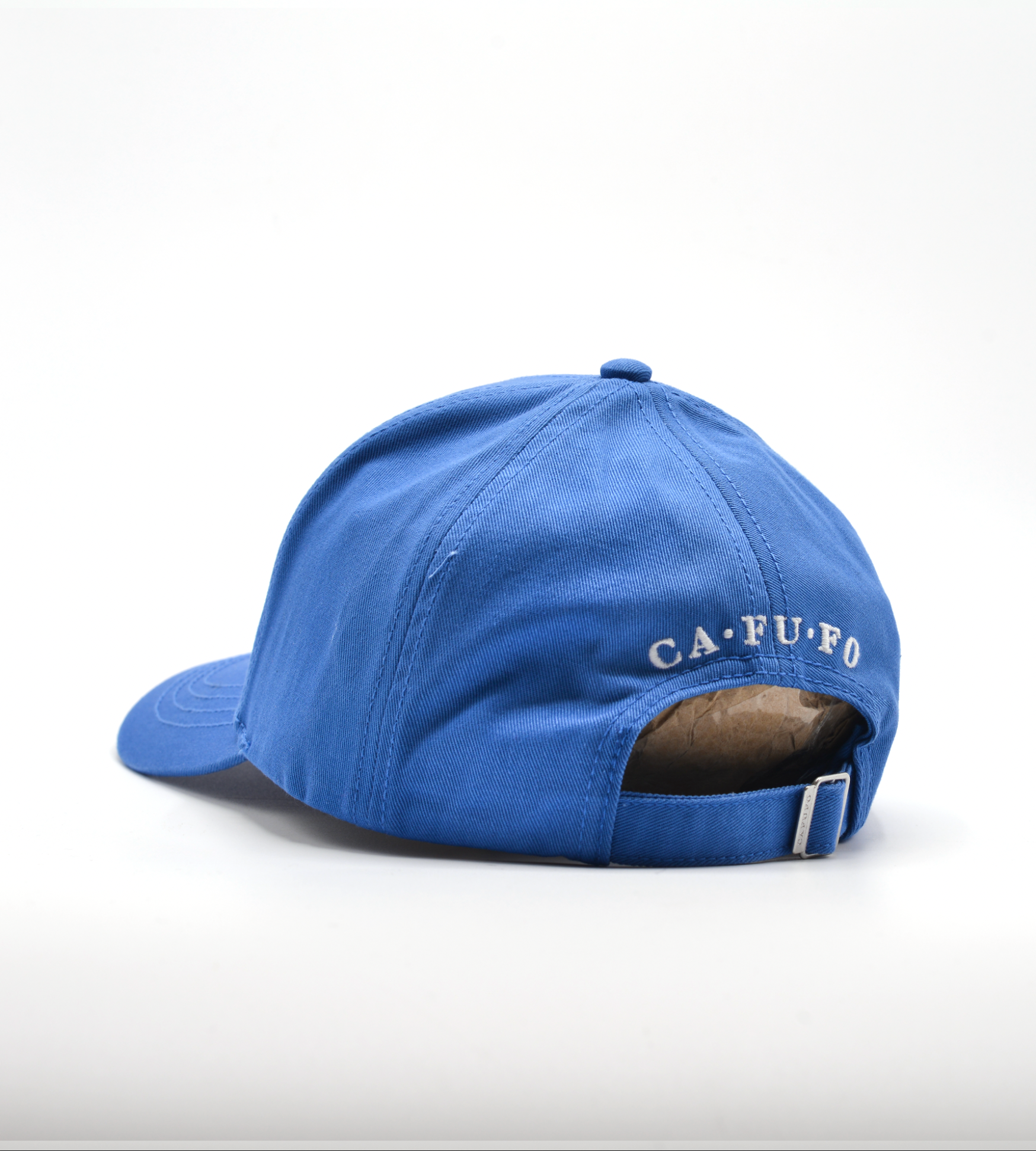 Cap with embroidered Cafufo logo "Blue and white"